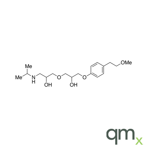 3-[2-Hydroxy-3-[4-(2-methoxyethyl)phenoxy]propoxy]-1-isopropylamino-2-propanol (Mixture of Diasteromers)(Metoprolol Impurity J), neat