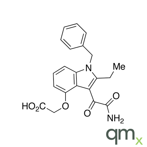 2-[[3-(2-Amino-2-oxoacetyl)-2-ethyl-1-(phenylmethyl)-1H-indol-4-yl]oxy]Acetic Acid, neat