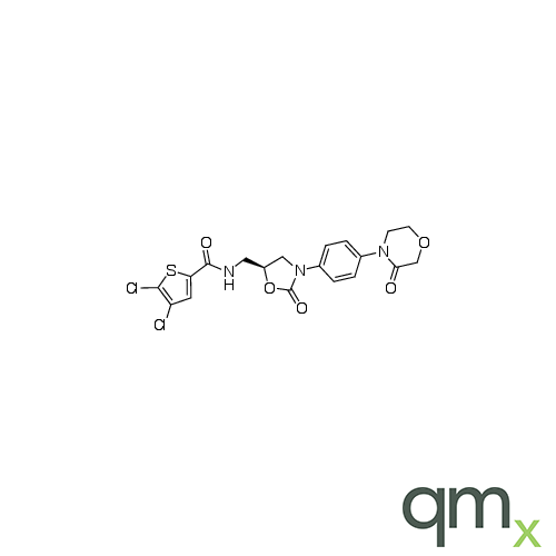 4,5-Dichloro-N-[[(5S)-2-oxo-3-[4-(3-oxo-4-morpholinyl)phenyl]-5-oxazolidinyl]methyl]-2-thiophenecarboxamide, neat