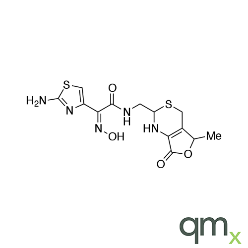 (Z)-2-(2-Aminothiazol-4-yl)-2-(hydroxyimino)-N-{[(2RS,5RS)-5-methyl-7-oxo-2,4,5,7-tetrahydro-1H-furo[3,4-d][1,3]thiazin-2-yl]methyl}acetamide, neat