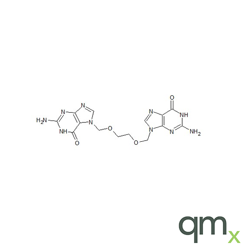 Acyclovir Impurity I: 7,9â€™-[Ethylene-bis(oxymethylene)] Bis (2-amino-1-9-dihydro-6H-purin-6-one)