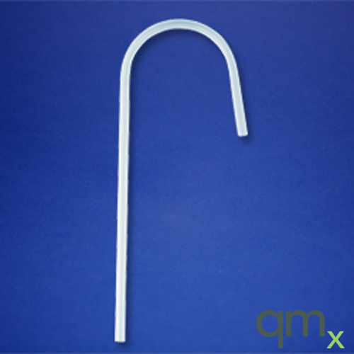 180Â° impinger tube bend, 1/2in OD, full depth