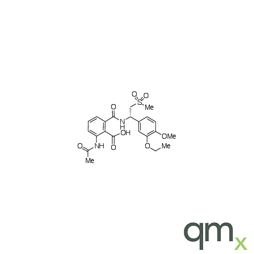 2-(Acetylamino)-6-[[[(1S)-1-(3-ethoxy-4-methoxyphenyl)-2-(methylsulfonyl)ethyl]amino]carbonyl]-benzoic Acid, neat