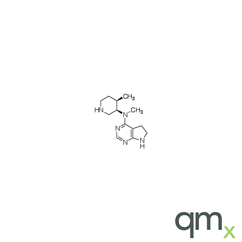 N-Methyl-N-((3R,4R)-4-methylpiperidin-3-yl)-6,7-dihydro-5H-pyrrolo[2,3-d]pyrimidin-4-amine, neat