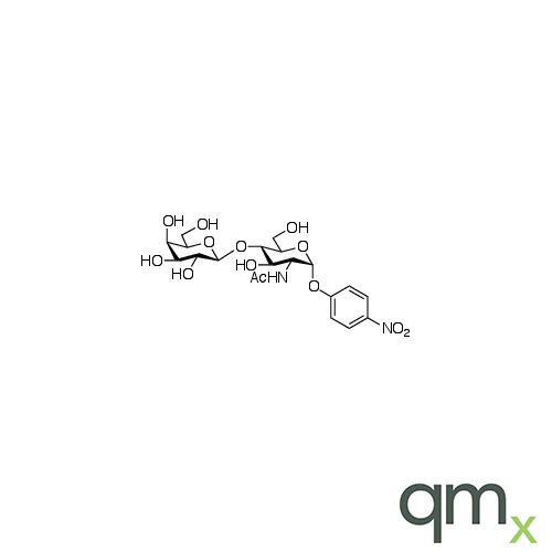 p-Nitrophenyl 2-Acetamido-2-deoxy-4-O-(ÃŸ-D-galactopyranosyl)-a-D-glucopyranoside, neat
