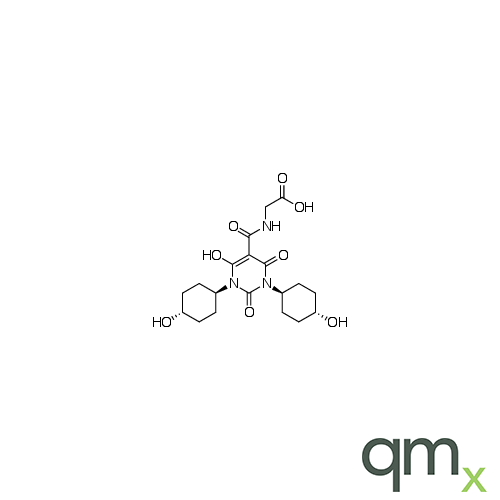 N1,N3-Bis(descyclohexyl) N1,N3-Bis(trans-4-Hydroxy-Cyclohexyl) Daprodustat, neat