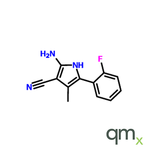 2-Amino-5-(2-fluorophenyl)-4-methyl-1H-pyrrole-3-carbonitrile, neat