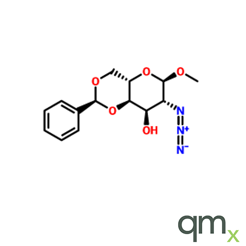Methyl 2-azido-2-deoxy-4,6-O-[(S)-phenylmethylene]-a-L-altropyranoside, neat