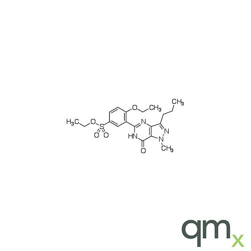 3-(6,7-Dihydro-1-methyl-7-oxo-3-propyl-1H-pyrazolo[4,3-d]pyrimidin-5-yl)-4-ethoxy-ethyl ester Benzenesulfonic acid, neat