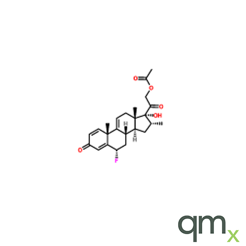 6a-Fluoro-16a-methyl-1,4,9(11)-pregnatriene-17a,21-diol-3,20-dione 21-acetate, neat