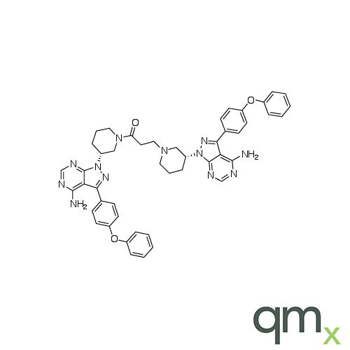 Ibrutinib Addition Adduct with (R)-1-(3-(4-Amino-3-(4-phenoxyphenyl)-1H-pyrazolo[3,4-d]pyrimidin-1-yl)piperidin-1-yl), neat