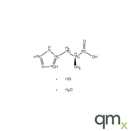 L-Histidine Hydrochloride Hydrate 13C6, neat