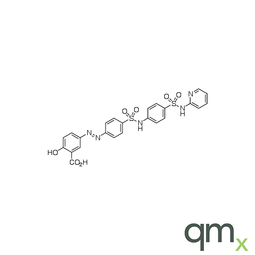 (E)-2-Hydroxy-5-((4-(N-(4-(N-(pyridin-2-yl)sulfamoyl)phenyl)sulfamoyl)phenyl)diazenyl)benzoic Acid, neat