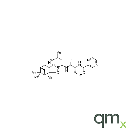 (1R)-(1S,2S,3R,5S)-Pinanediol-N-(N-pyrazinylphenylalaninoyl)-1-amino-3-methyl-butane-1-boronate (>90%), neat