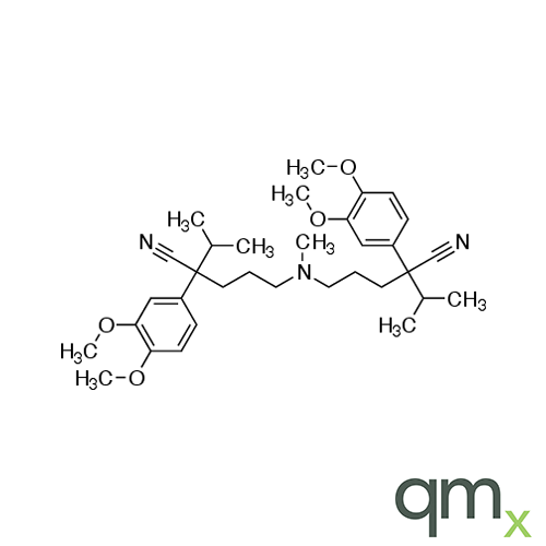 a,?a'-?[(Methylimino)?di-?3,?1-?propanediyl]?bis[3,?4-?dimethoxy-?a-?(1-?methylethyl)?-benzeneacetonitrile, neat