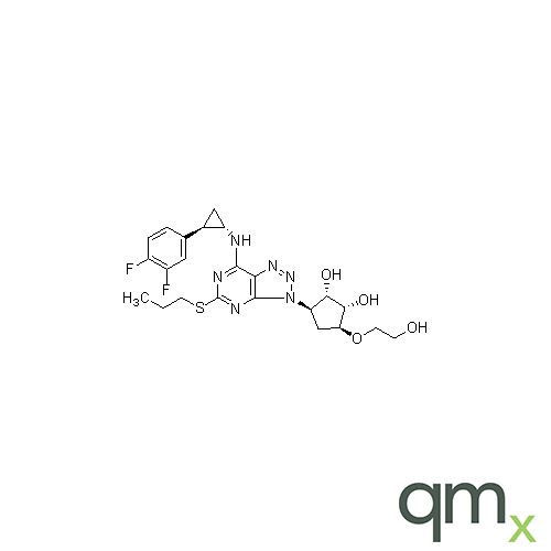(1S,2S,3R,5S)-3-(7-(((1S,2R)-2-(3,4-Difluorophenyl)cyclopropyl)amino)-5-(propylthio)-3H-[1,2,3]triazolo[4,5-d]pyrimidin-3-yl)-5-(2-hydroxyethoxy)cyclopentane-1,2-diol, neat