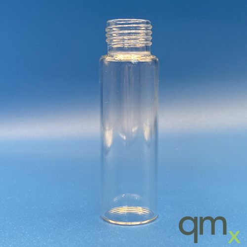 20ml Clear Headspace Vial, Flat Bottom, 23x75mm, 18mm Screw-thread