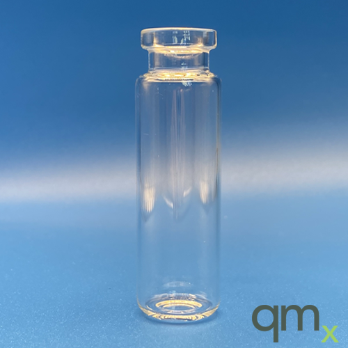 20ml SPME Clear Round Bottom Vial, 23x75mm, 20mm Flat Top C