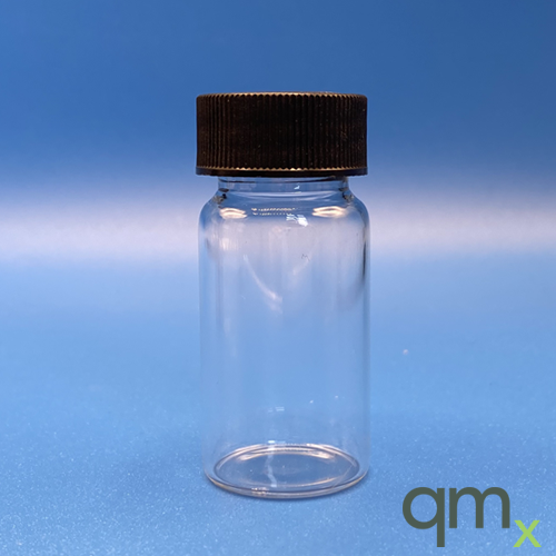 20ml Clear Vial, Hole Cap & Top Hat Septa