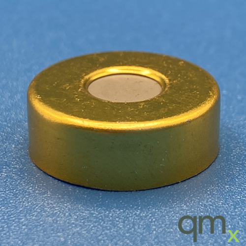 20mm Tin Plate Seal, 5mm Hole, 0.131" PTFE/Butyl Rubb