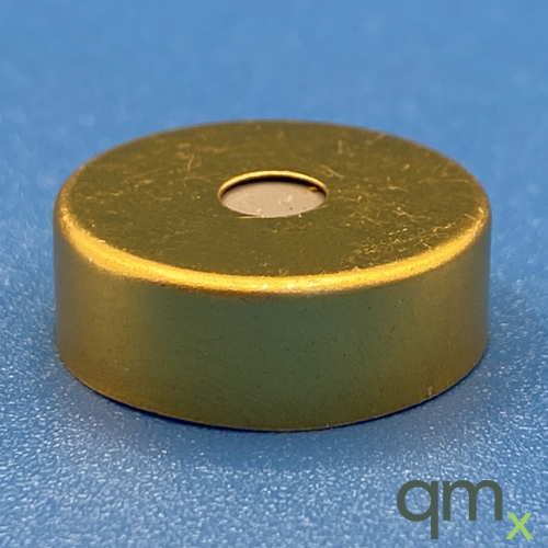 20mm Tin Plate Seal, 8mm Hole, 0.131" PTFE/Butyl Rubb