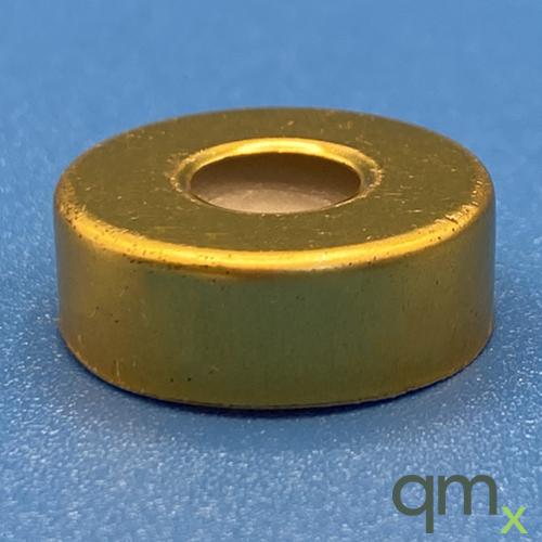 20mm Tin Plate Seal, 8mm Hole, PTFE/Silicone