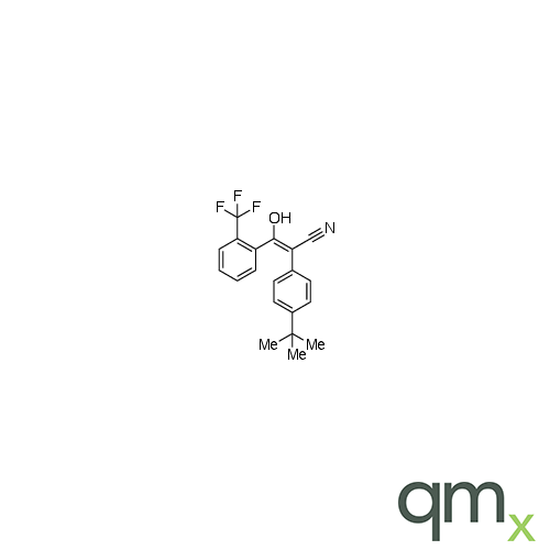 4-(1,1-Dimethylethyl)-a-[hydroxy[2-(trifluoromethyl)phenyl]methylene]benzeneacetonitrile, neat