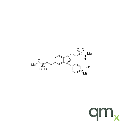 4-[1,5-Bis-(2-methylsulfamoylethyl)-1H-indol-3-yl]-1-methylpyridinium Chloride, neat
