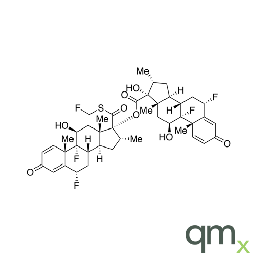 Fluticasone Dimer Impurity (~90%), neat
