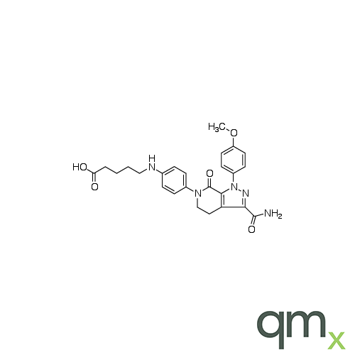 5-[[4-[3-(Aminocarbonyl)-1,4,5,7-tetrahydro-1-(4-methoxyphenyl)-7-oxo-6H-pyrazolo[3,4-c]pyridin-6-yl]phenyl]amino]pentanoic Acid, neat