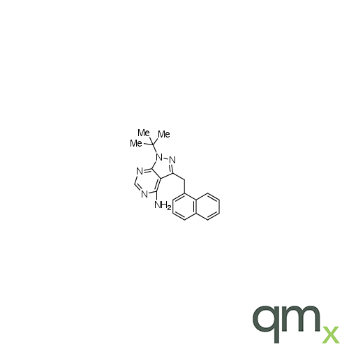 4-Amino-1-tert-butyl-3-(1â€™-naphthylmethyl)pyrazolo[3,4-d]pyrimidine, neat