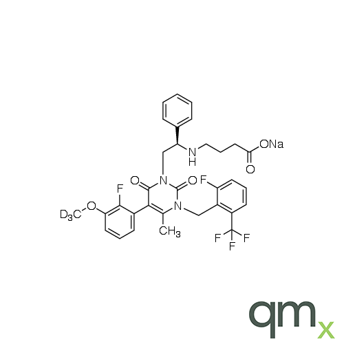 Elagolix Methoxy-d3 Sodium Salt, neat