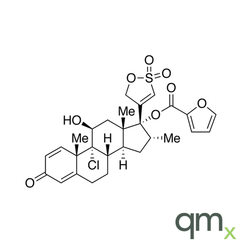 (11ÃŸ,16a,17a)-9-Chloro-17-(2,2-dioxido-5H-1,2-oxathiol-4-yl)-17-[(2-furanylcarbonyl)oxy]-11-hydroxy-16-methyl-androsta-1,4-dien-3-oneMometasone Furoate Impurity B, neat