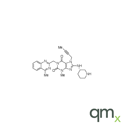 7-(2-Butyn-1-yl)-3,7-dihydro-3-methyl-1-[(4-methyl-2-quinazolinyl)methyl]-8-[(3S)-3-piperidinylamino]-1H-purine-2,6-dione, neat