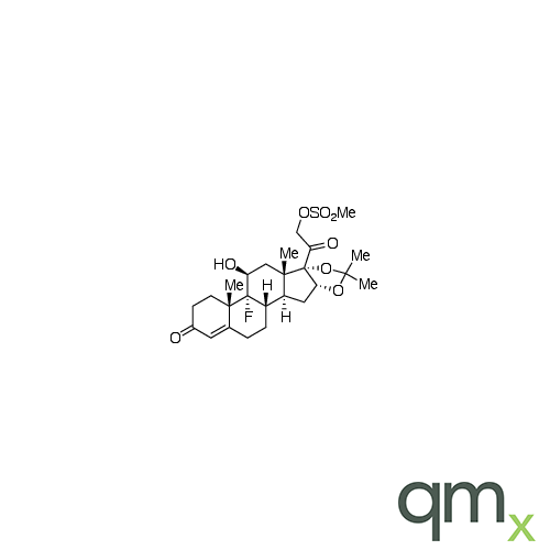 1,2-Dihydrotriamcinolone-16,17-acetonide-21-mesylate, neat