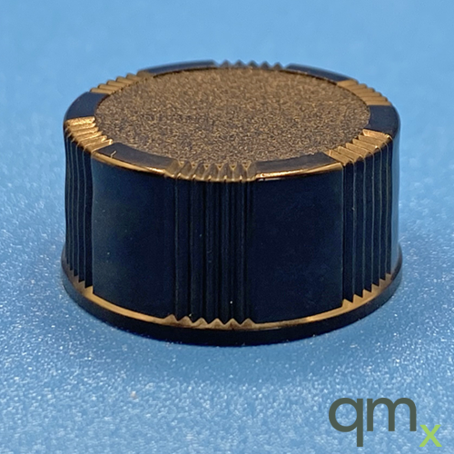 24-400 Solid Top, Black Polypropylene Unlined