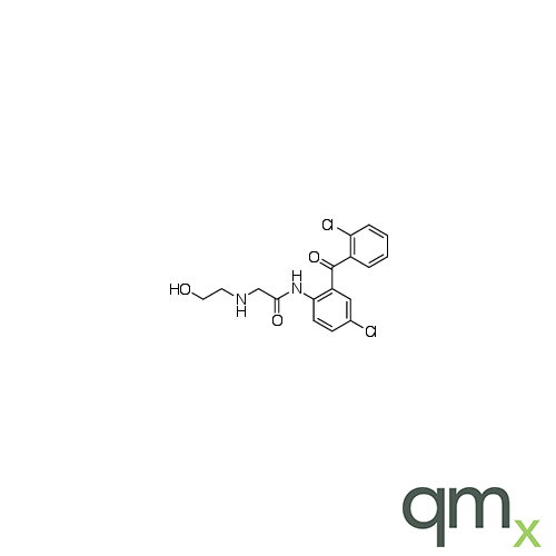 N-?[4-?Chloro-?2-?(2-?chlorobenzoyl)?phenyl]?-?2-?[(2-?hydroxyethyl)?amino]?acetamide, neat