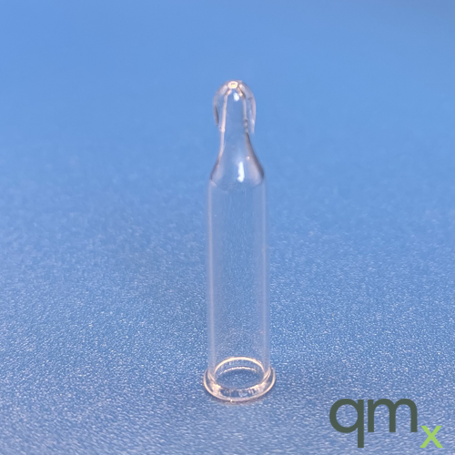 250&Acirc;&micro;l Glass Insert with Flange (No-Spring)