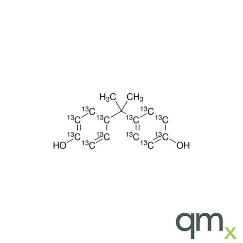 Bisphenol A 13C12, 100Âµg/ml in Acetone - A2S certified