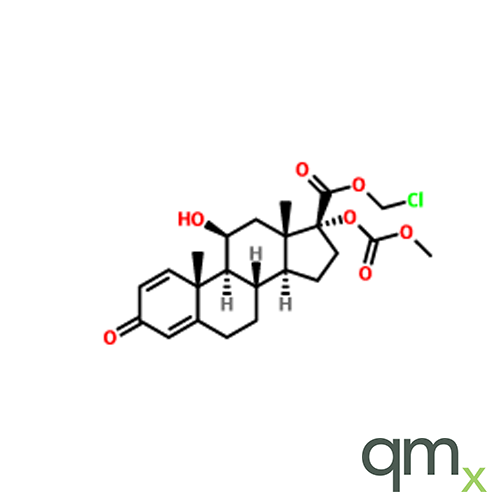 11b-Hydroxy-17a-[(methoxycarbonyl)oxy]-3-oxo-androsta-1,4-diene-17-carboxylic acid chloromethyl ester, neat