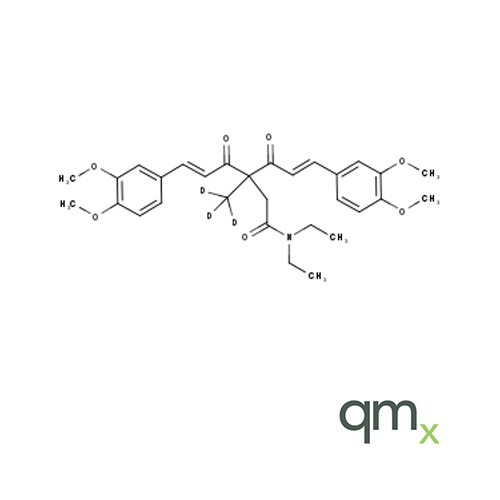4-(N,N-Dimethylaminocarbonyl)methyl-4,4',4"-Trimethylcurcumin-D3, neat