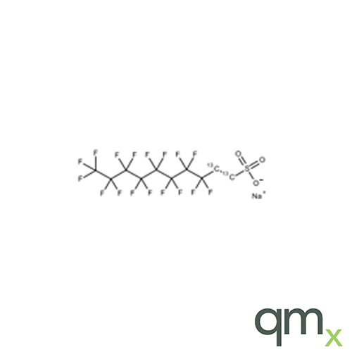 1H,1H,2H,2H-Perfluorodecanesulfonic acid 13C2 (1,2-13C2) sodium, 50Âµg/ml in Methanol:Water - Ehrenstorfer