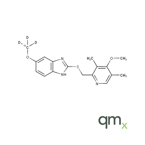 Omeprazole-13C, D3 Sulfide, neat