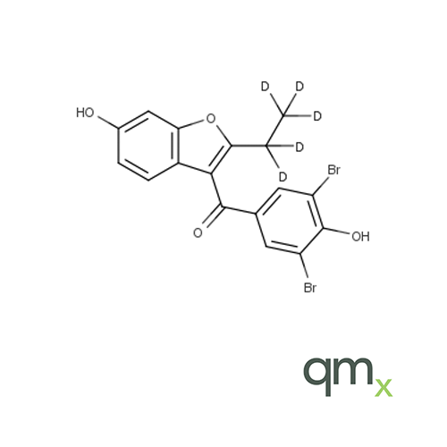 6-Hydroxy Benzbromarone-D5 (major), neat