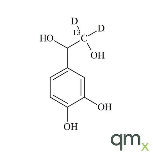 (Â±)-3,4-Dihydroxyphenyl glycol D2 13C (M+3)