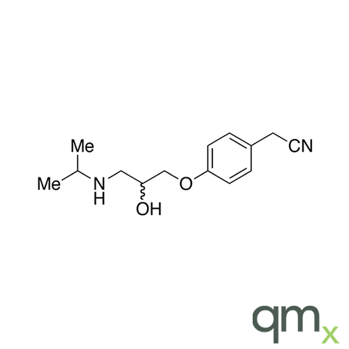 2-[4-[(2RS)-2-Hydroxy-3-[(1-methylethyl)amino]propoxy]phenyl]acetonitrile; (Atenolol Impurity H), neat