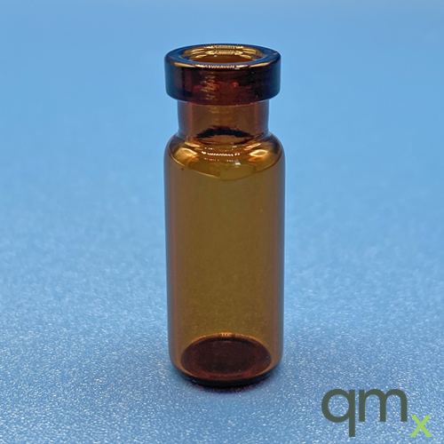 2ml LO Amber Vial 11mm Crimp Solid Ring