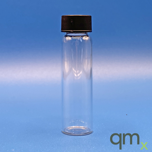 3 Dram (10.5ml) 19x65mm Vial, 15-425, PTFE/F217 Lined Cap