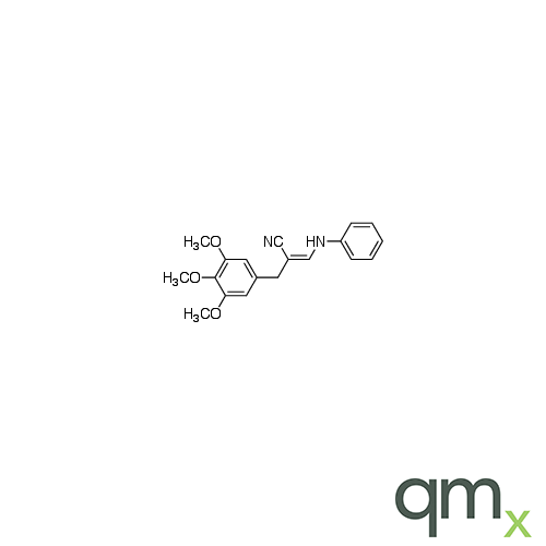 3-Anilino-2-(3,4,5-trimethoxybenzyl)acrylonitrile, (Mixture of cis/trans isomers), neat