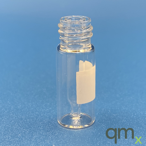 300Âµl Clear Interlockedâ„¢ Wide Mouth Screw-thread Vial/Insert with Marking Patch, 10mm